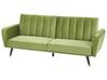 Velvet Sofa Bed Olive Green VIMMERBY_849725