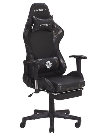Kancelářská židle černá/hnědá VICTORY