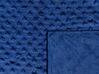 Capa de cobertor pesado em tecido azul marinho 150 x 200 cm CALLISTO_891873