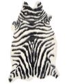 Tapete em pele sintética com padrão de zebra 60 x 90 cm NAMBUNG_790210