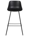 Set of 2 Bar Chairs Black EMMET_902762