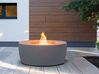 Feuerstelle hellgrau Leichtbeton rund INDUS | Beliani.ch