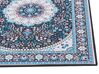 Vloerkleed polyester blauw 60 x 200 cm GEDIZ_886643