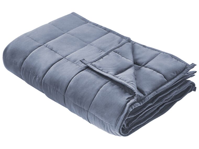 Cobertor pesado 7 kg azul 120 x 180 cm NEREID_891487