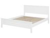 Łóżko drewniane 180 x 200 cm białe OLIVET_744458