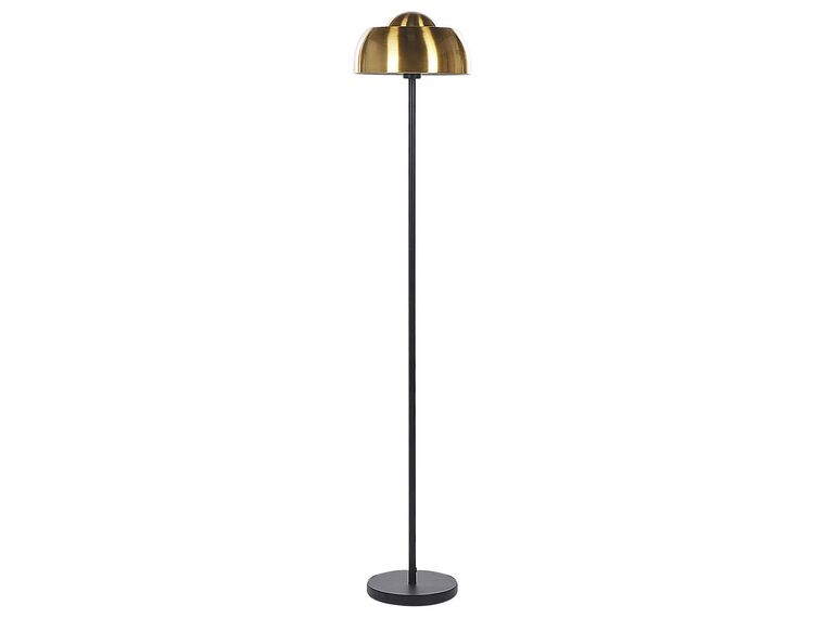 Metal Floor Lamp Gold with Black SENETTE_823920