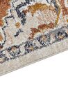 Teppich mehrfarbig 80 x 150 cm orientalisches Muster Kurzflor METSAMOR_854967