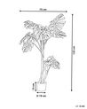 Kunstpflanze im Blumentopf 135 cm MONSTERA PLANT_917223