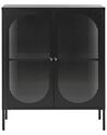 Steel Display Cabinet Black SARRE_827739