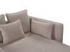 Fabric Chaise Lounge Taupe CHARMES_894605