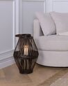 Lanterna legno di bambù scuro 43 cm PANAT_873637