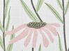 Dekorativ blomstret bomuldspude med kvaster 45 x 45 cm flerfarvet GYNURA_892840