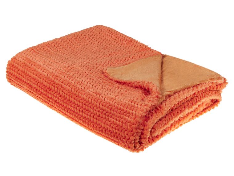 Blanket 150 x 200 cm Orange BJAS_842931