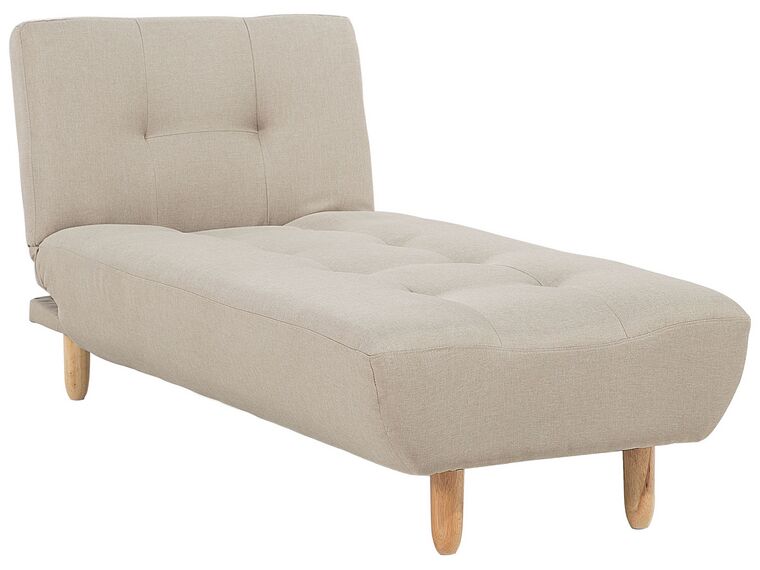 Fabric Chaise Lounge Beige ALSTEN_806860