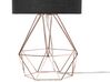 Candeeiro de mesa 35 cm preto e cor de cobre MARONI_705073