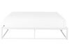 Kovová postel 160 x 200 cm bílá VIRY_902614