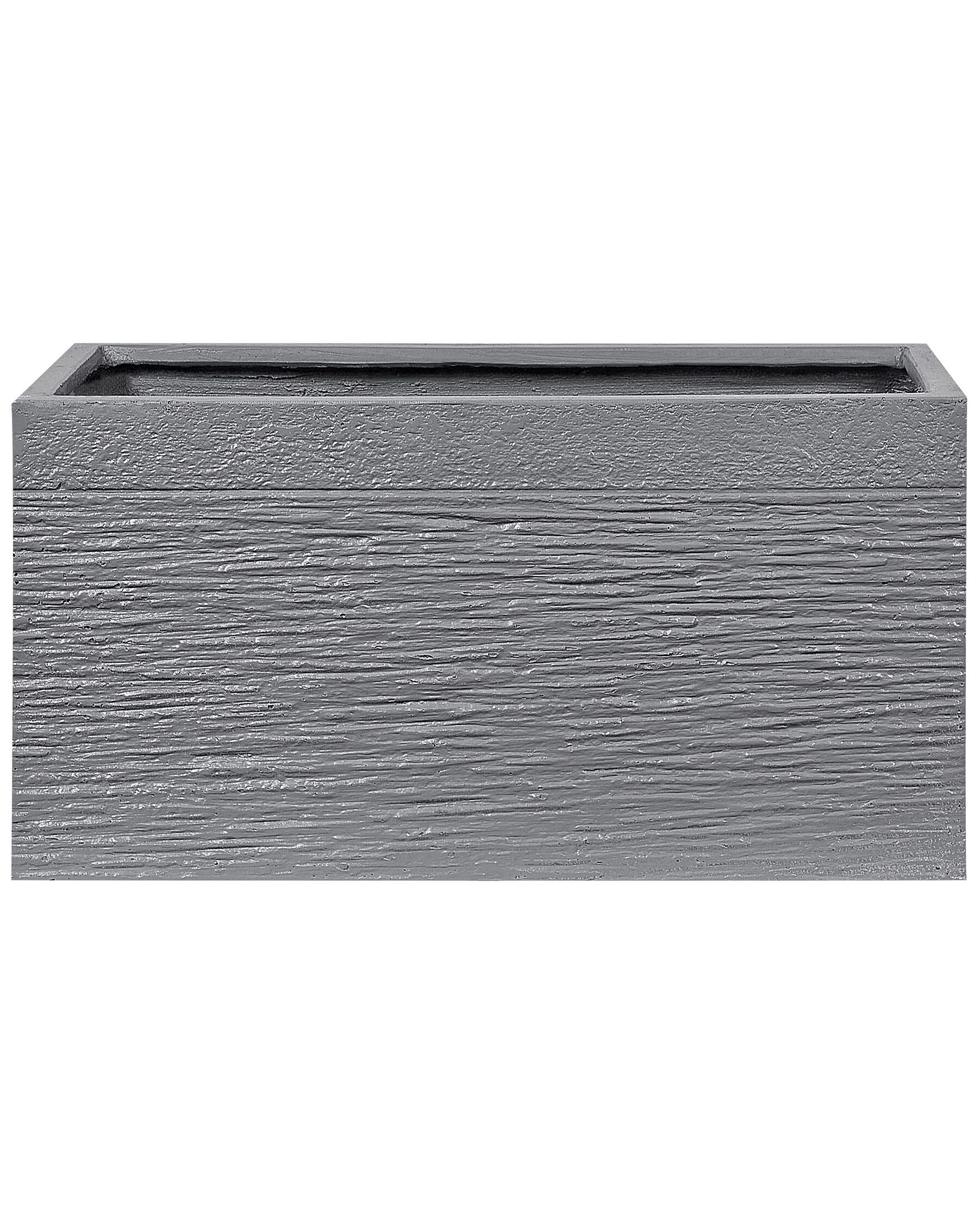 Blumentopf grau rechteckig 60 x 29 x 30 cm MYRA Beliani.de