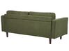 3 Seater Fabric Sofa Green NURMO_896026