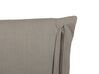 Set of 2 Linen Cushions 45 x 45 cm Taupe SAGINA_838520