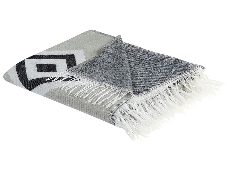 Blanket 130 x 170 cm Grey KATTIKE_834724