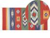 Bavlnený kelímový koberec 80 x 150 cm viacfarebný KAMARIS_869938