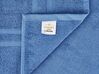 Set di 9 asciugamani in cotone blu AREORA_845962