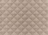 Quilted Bedspread 200 x 220 cm Taupe NAPE_914610