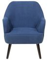 Fabric Armchair Navy Blue LOKEN_802364