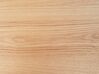 Eettafel hout lichtbruin 160 x 90 cm DELMAS_899224