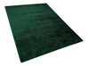 Viskózový koberec 140 x 200 cm tmavě zelený GESI II_806050