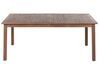 Gartenmöbel Set Akazienholz dunkelbraun 8-Sizer Textilbespannung grau CESANA_868590