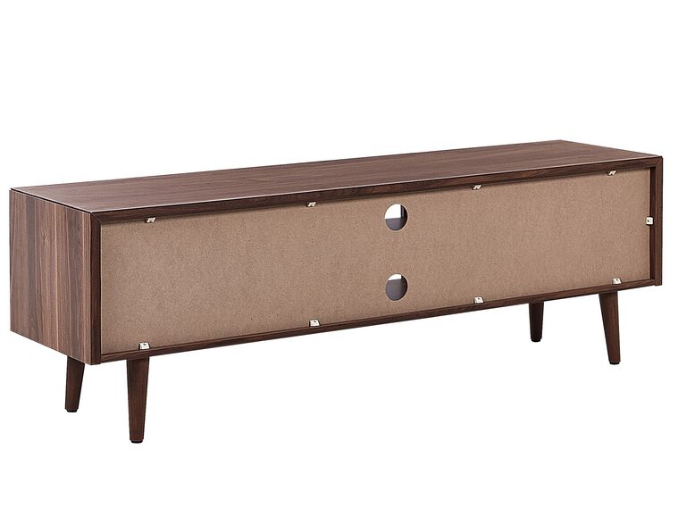 TV Stand Dark Wood FRANKLIN Beliani.co.uk