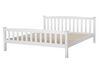 Wooden EU King Size Bed White GIVERNY_754645