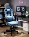 Krzesło biurowe regulowane niebieskie WARRIOR_852047