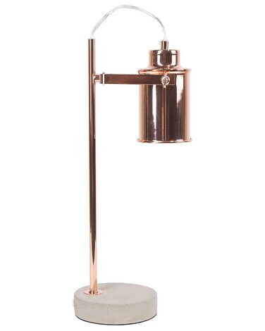 Lámpara de mesa cobriza 37 cm MUNDAKA