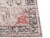 Teppich Baumwolle rot / beige 160 x 230 cm orientalisches Muster Kurzflor ATTERA_852153