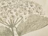 Dekokissen Blumenmotiv Baumwolle beige / grün 45 x 45 cm 2er Set ROSEMARY_906050