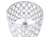 Lámpara de mesa cristal/metal cromado TENNA_684476