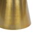 Beistelltisch Metall / Marmor gold / weiss rund ⌀ 35 cm ANDRES_912796