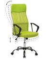 Krzesło biurowe regulowane zielone DESIGN_731303