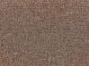 Dobbeltseng i stof 140 x 200 cm brun LA ROCHELLE_833065