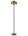 Stojací lampa 148 cm černá / zlatá SENETTE_877791