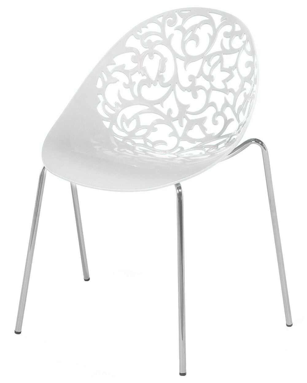 Set of 4 Dining Chairs White MUMFORD Beliani.co.uk