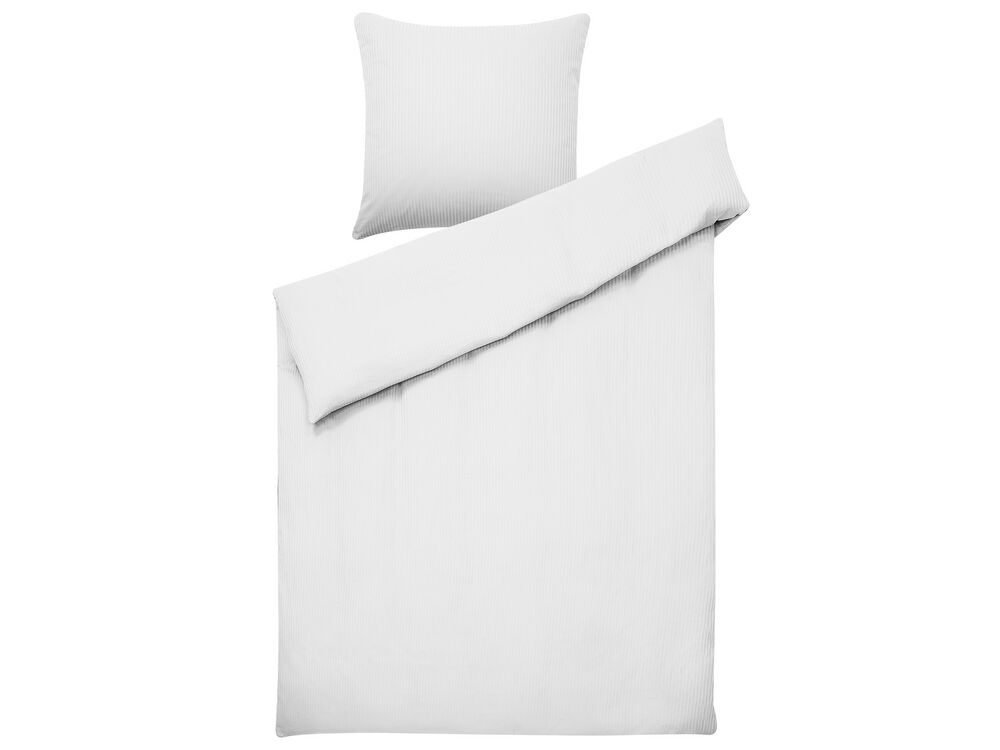 Housse De Couette, Coton Lavé, Neruda - Blanc - 260 X 240 Cm | Leroy Merlin