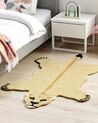 Vlněný dětský koberec ve tvaru lvice 100 x 160 cm béžový SARABI_873963