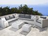 8 Seater PE Rattan Modular Garden Lounge Set White XXL_66114