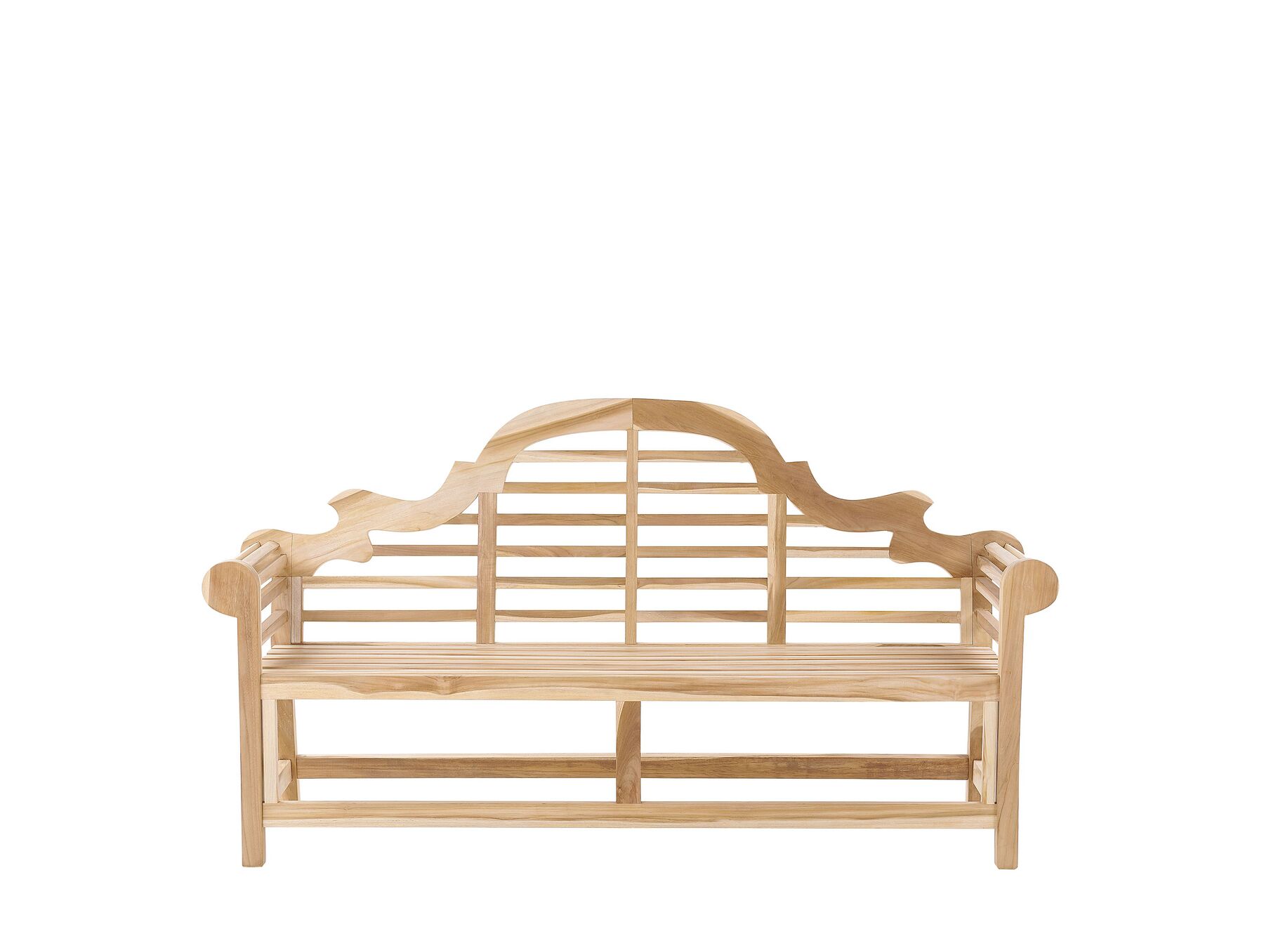 Banco de jardín en madera de teca 180 cm MARLBORO | Beliani.es