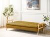 Canapé-lit en tissu jaune TJORN_902874