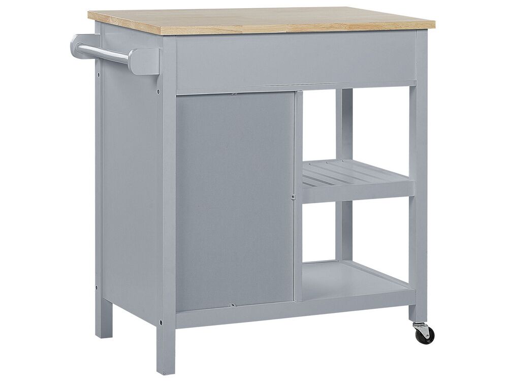 Kitchen Trolley Grey GENOA Beliani.de