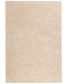 Tappeto shaggy beige chiaro 140 x 200 cm DEMRE_683539